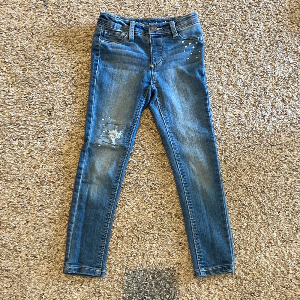 Jumping Beans size 6 embellished jeggings